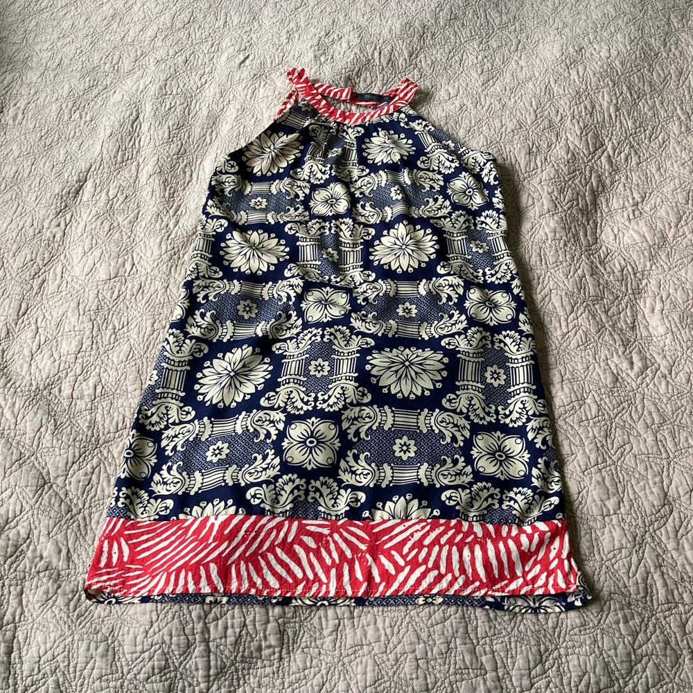 Mini dress with open back